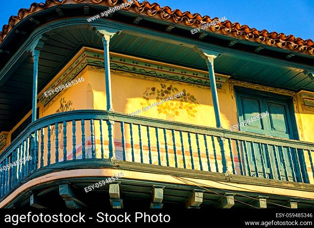 Beautiful Colonial Facade in Trinidad Cuba: Many colonial buildings in Trinidad have been renovated and look like they were straight out of a historic Caribbean...