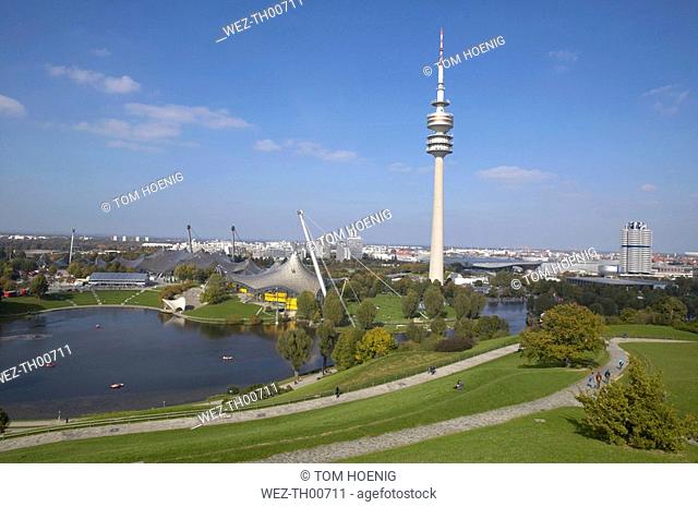 Germany, Bavaria, Olympic Tower in Munich