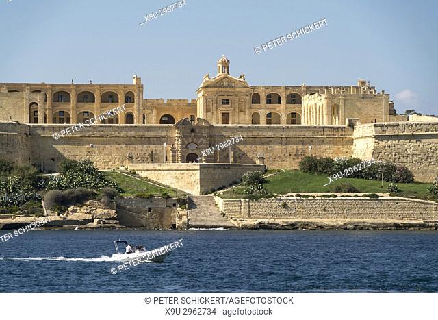 Fort Manoel on Manoel Island near Valletta, Malta