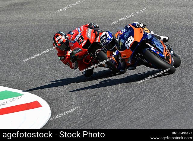 Mugello - Italy, 1 June: Portuguese Red Bull Ktm Tech 3 Team rider Miguel Oliveira in action during 2019 GP of Italy of MotoGP on June 2019 in Italy