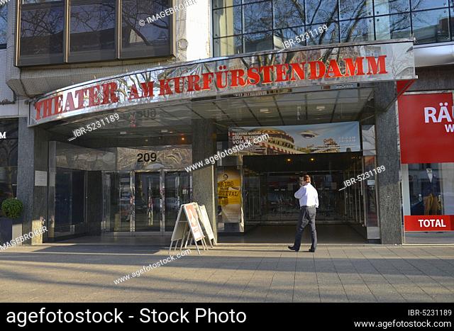 Theatre am Kurfürstendamm, Ku?damm-Karree, Kurfürstendamm, Charlottenburg, Berlin, Germany, Europe
