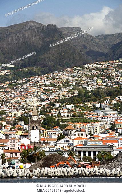 Madeira, view on Funchal