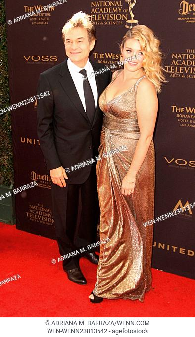 43rd Annual Daytime Emmy Awards Arrivals 2016 held at the Westin Bonaventure Hotel and Suites Featuring: Dr. Mehmet Oz, Daphne Oz Where: Los Angeles, California
