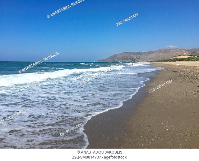 Beach near Episkopi, prefecture of Rethymno, Crete