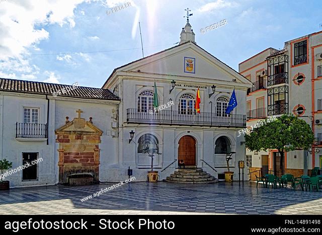 Town hall, Plaza Francisco Fatou y Lucas, Ubrique, Province Cadiz, Spain, Europe
