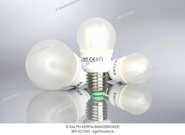 Three energy saving bulbs