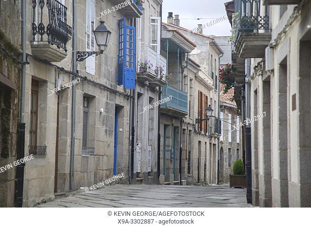 Empty Street, Allariz; Orense; Galicia; Spain