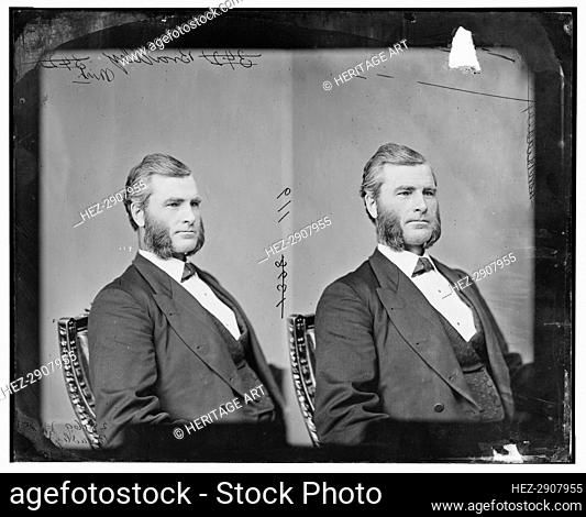 Nathan Ball Bradley of Michigan, between 1865 and 1880. Creator: Unknown