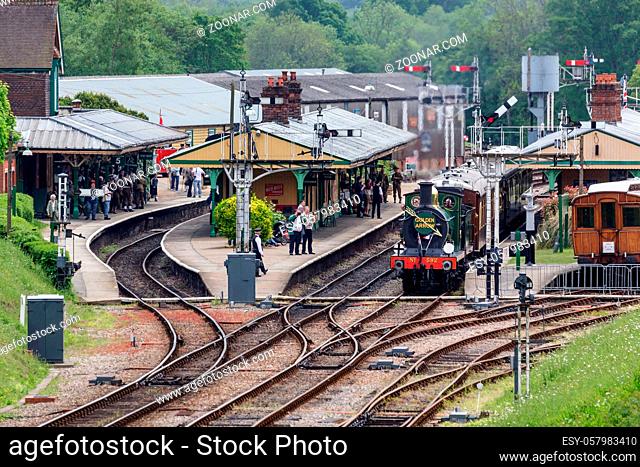 View into Horsted Keynes Railway Station