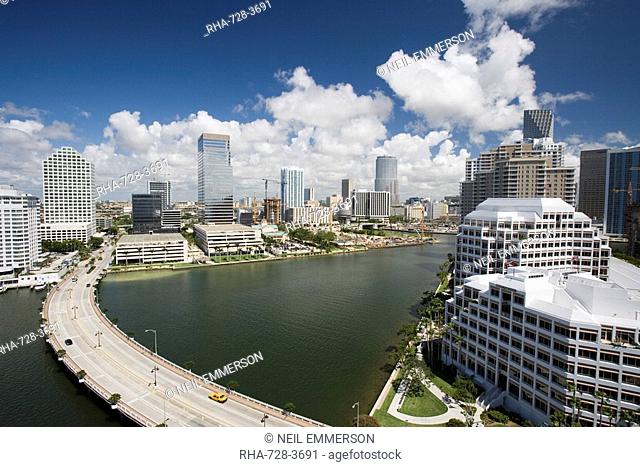 Downtown skyline, Miami, Florida, United States of America, North America