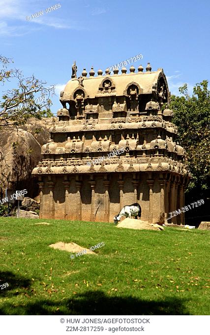 Mahabalipuram, UNESCO World Heritage Site, Near Chennai, Tamil Nadu state, India, Asia