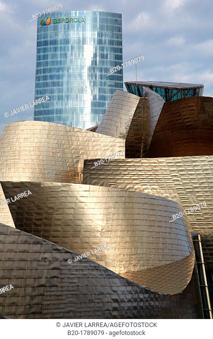 Guggenheim museum, Bilbo-Bilbao, Biscay, Basque Country, Spain