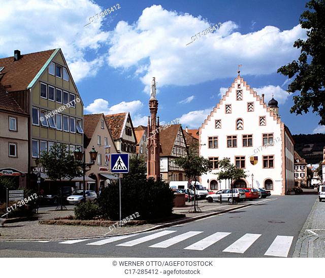 City Hall, Bad Mergentheim, Baden-Württemberg, Germany