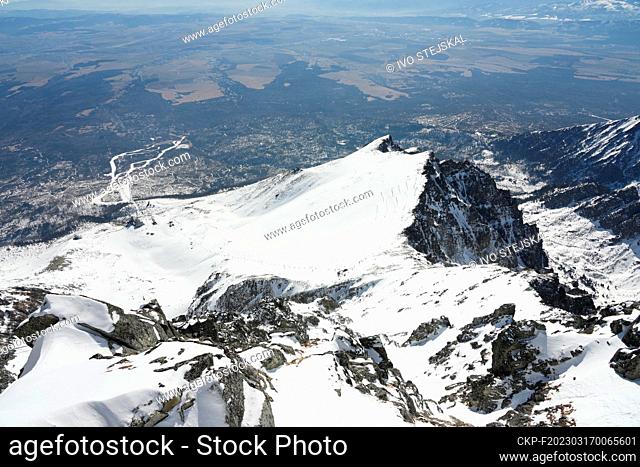 Lomnicke sedlo, Vysoke Tatry, High Tatras, March 17, 2023. (CTK Photo/Ivo Stejskal)