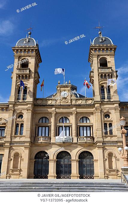City hall of San Sebastian, Gipuzkoa, Spain