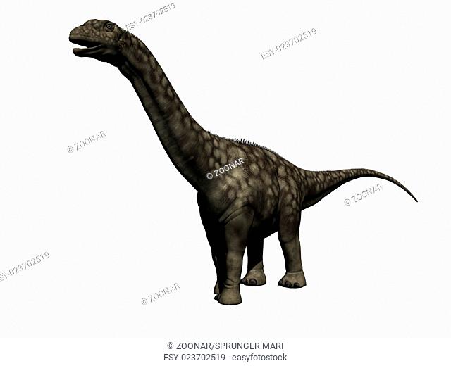 argentinosaurus dinosaur - 3d render