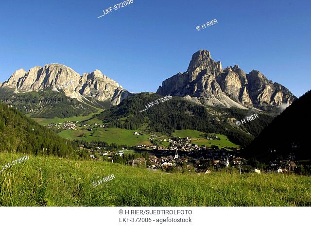 Corvara, Val Badia, Puster valley, UNESCO World Nature Site, Dolomites, South Tyrol, Trentino-Alto Adige, Italy