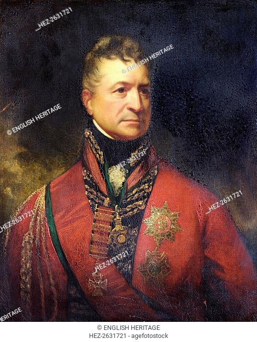 Portrait of Lieutenant-General Sir Thomas Picton, British soldier, c1815. Artist: Sir William Beechey