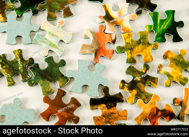 Photo picture of Jigsaw puzzle Background or texture