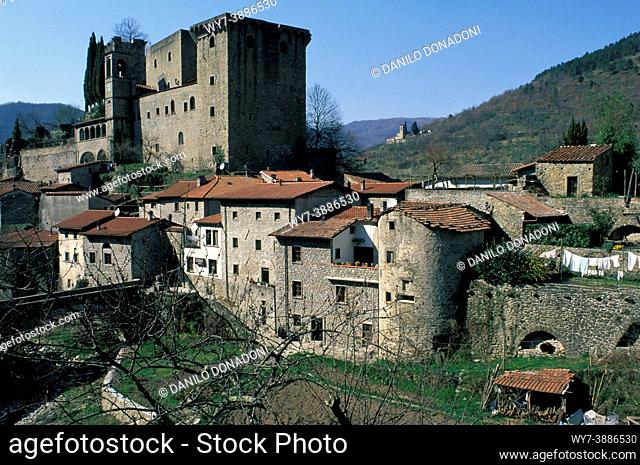 verrucola castle, fivizzano, italy