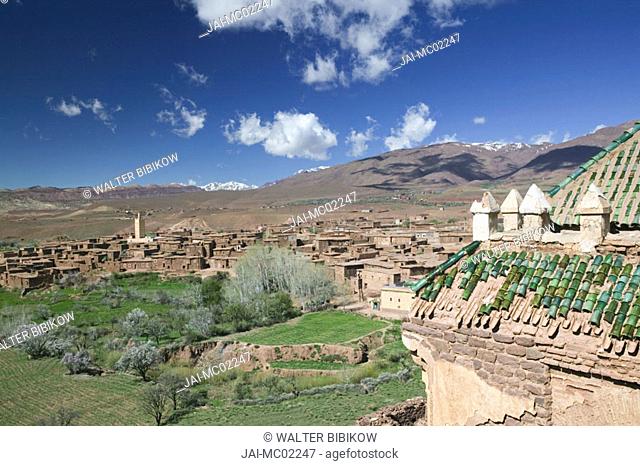 Ruins of the Glaoui Kasbah, Telouet, Tizi-n-Tichka pass, Atlas Mountains, Morocco