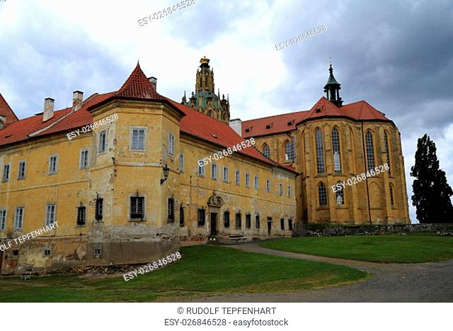The Abbey of Kladruby is a large Benedictine monastery in Bohemia