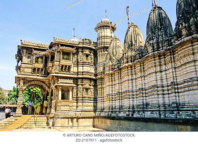 Hathee Singh, Hathi Singh or Hutheesing Jain Temple, Ahmedabad, Gujarat state, India
