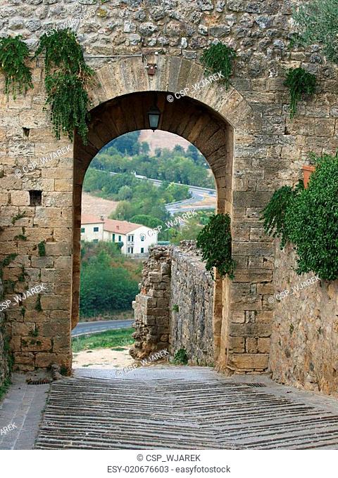 Monteriggioni, medieval village in Tuscany