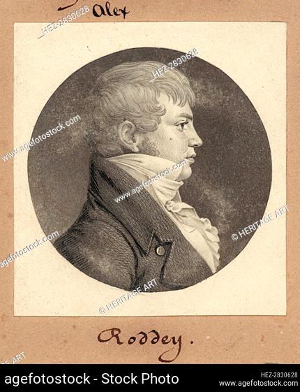 Roddey, 1810. Creator: Charles Balthazar Julien Févret de Saint-Mémin