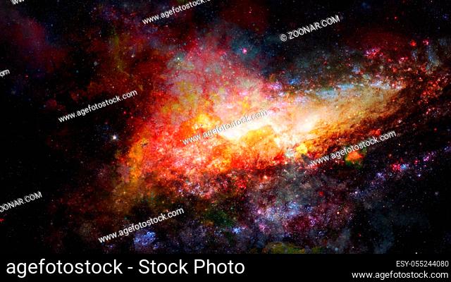 Small part of an infinite star field of space in the Universe. Elements of this image furnished by NASA
