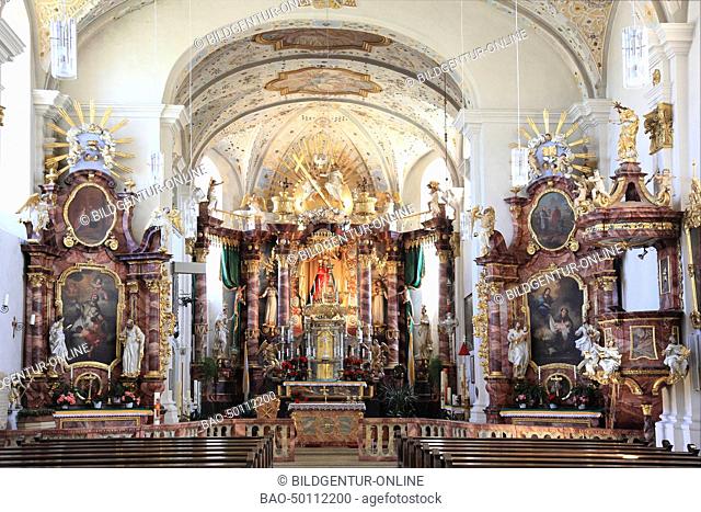 the monastery of Marienweiher, oldest pilgrimage in Germany, district of Kulmbach, Frankonia, Bavaria, Germany
