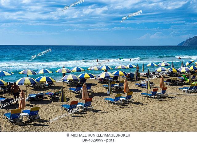 Beach of Agios Gordios, Corfu, Ionian islands, Greece