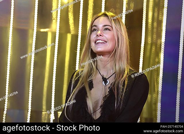 The competitor Sophie Codegoni during of the show Big Brother Vip 6 in the cinecittà studios Rome (Italy), September 17th, 2021. - Venezia/Italien