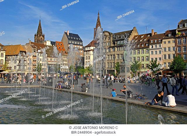 Kleber square, Place Kleber, Strasbourg, UNESCO World Heritage Site, Alsace, Bas Rhin, France, Europe