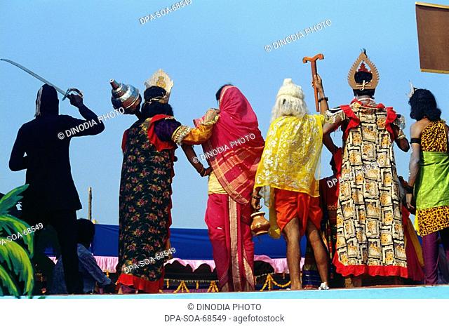 Cast of Ramayana mythology play