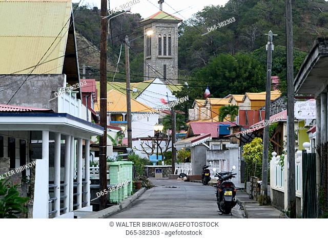 French West Indies (FWI), Guadeloupe, Les-Saintes Islands, Terre-de-Haut: Bourg Des Saintes