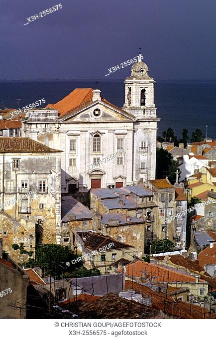 Santo Estevao Church, Lisbon, Portugal, Southern Europe