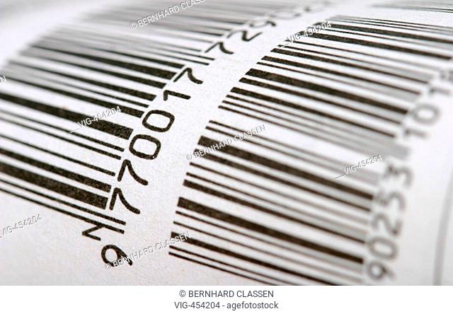 Barcodes on a daily newspaper. - 11/06/2007