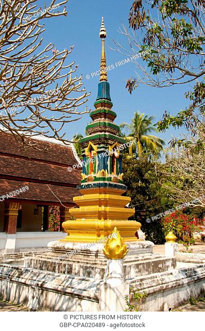 Laos: Small That (stupa) in the grounds of Wat Sop Sickharam, Luang Prabang
