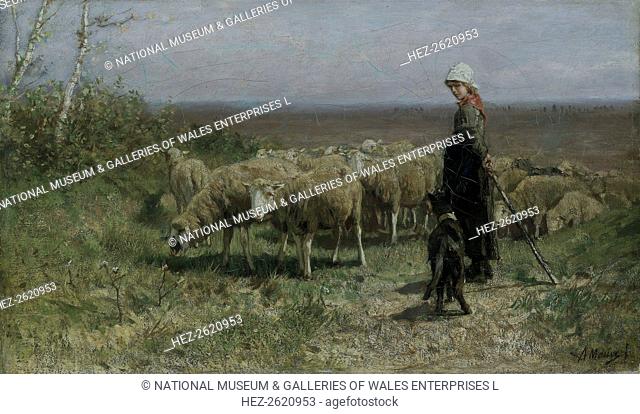 'Shepherdess', 1858-1888. Artist: Anton Mauve