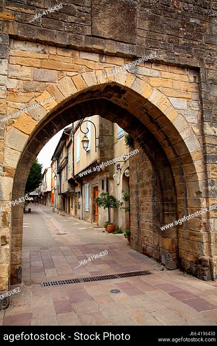 Porte D'Aval, XIV century, in Mirepoix. France