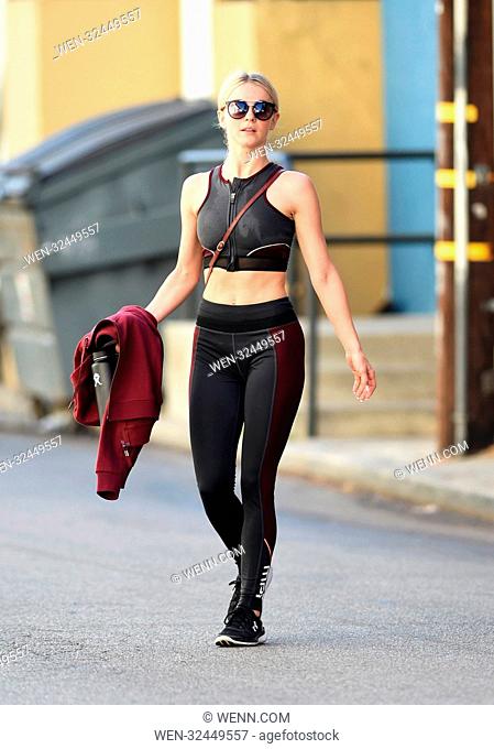 Julianne Hough looks like she hardly broke a sweat after her morning workout Featuring: Julianne Hough Where: Los Angeles, California