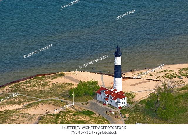 Called Grande Pointe au Sable by French explorers and traders, Big Sable Point was an important landmark for mariners traveling a treacherous stretch of Lake...