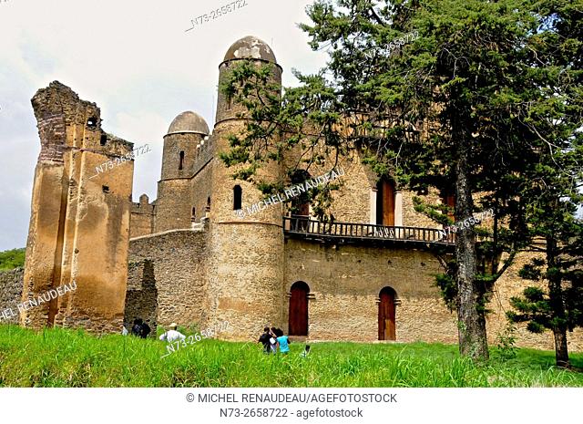 Ethiopia, Amhara Region, Gondar, Fasil Ghebbi Unesco World Heritage