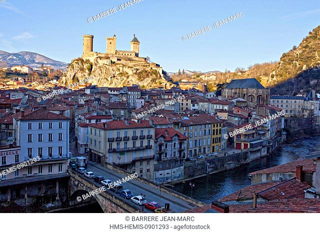 France, Ariege, Foix, the castle