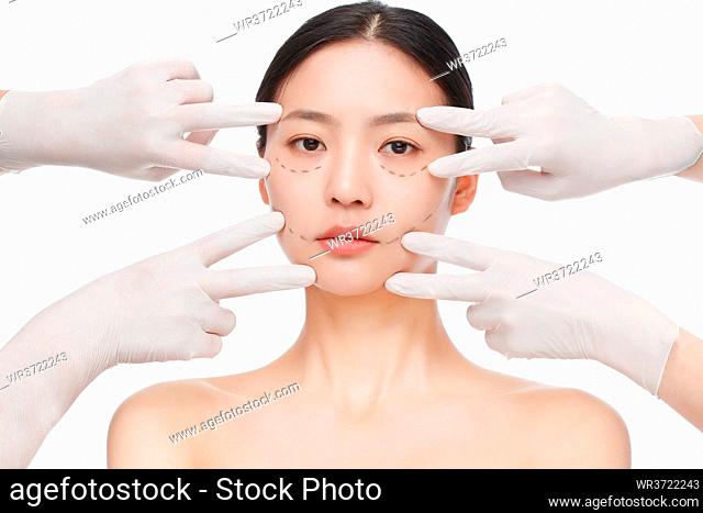 Ready to do plastic surgery of young women