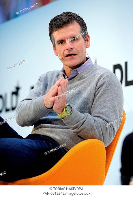 Dennis Woodside, COO of the internet company 'Dropbox, ' speaks at the DLD (Digital-Life-Design) Conference in Munich,  Germany, 19 January 2015