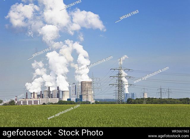 Germany, North Rhine Westphalia, View of Power plant