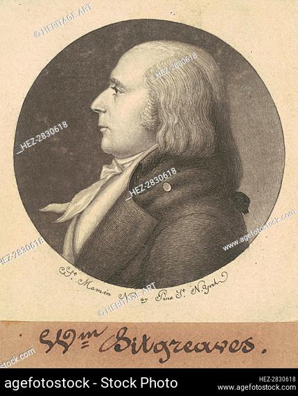John Sitgreaves, 1798. Creator: Charles Balthazar Julien Févret de Saint-Mémin