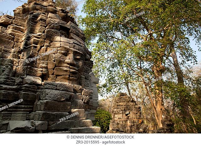 The ancient ruins at Banteay Chhmar near Battambang, Cambodia